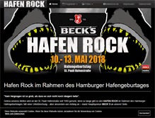 Tablet Screenshot of hafenrock.de